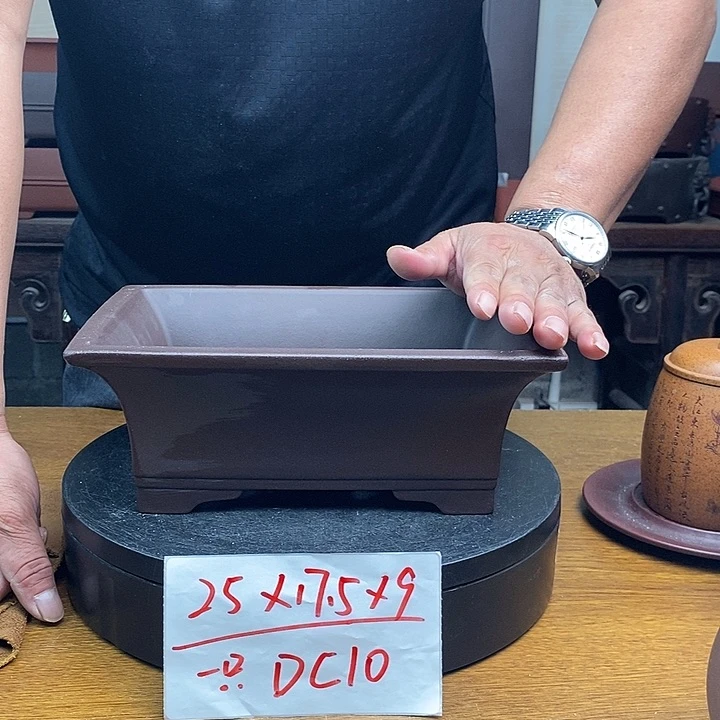 紫砂花盆货号一只DC10