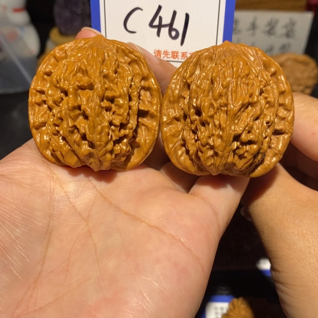 桃核把件42全品虎头c461