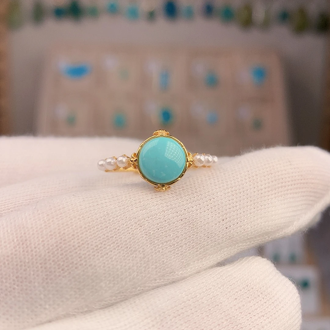 绿松石未镶嵌戒指