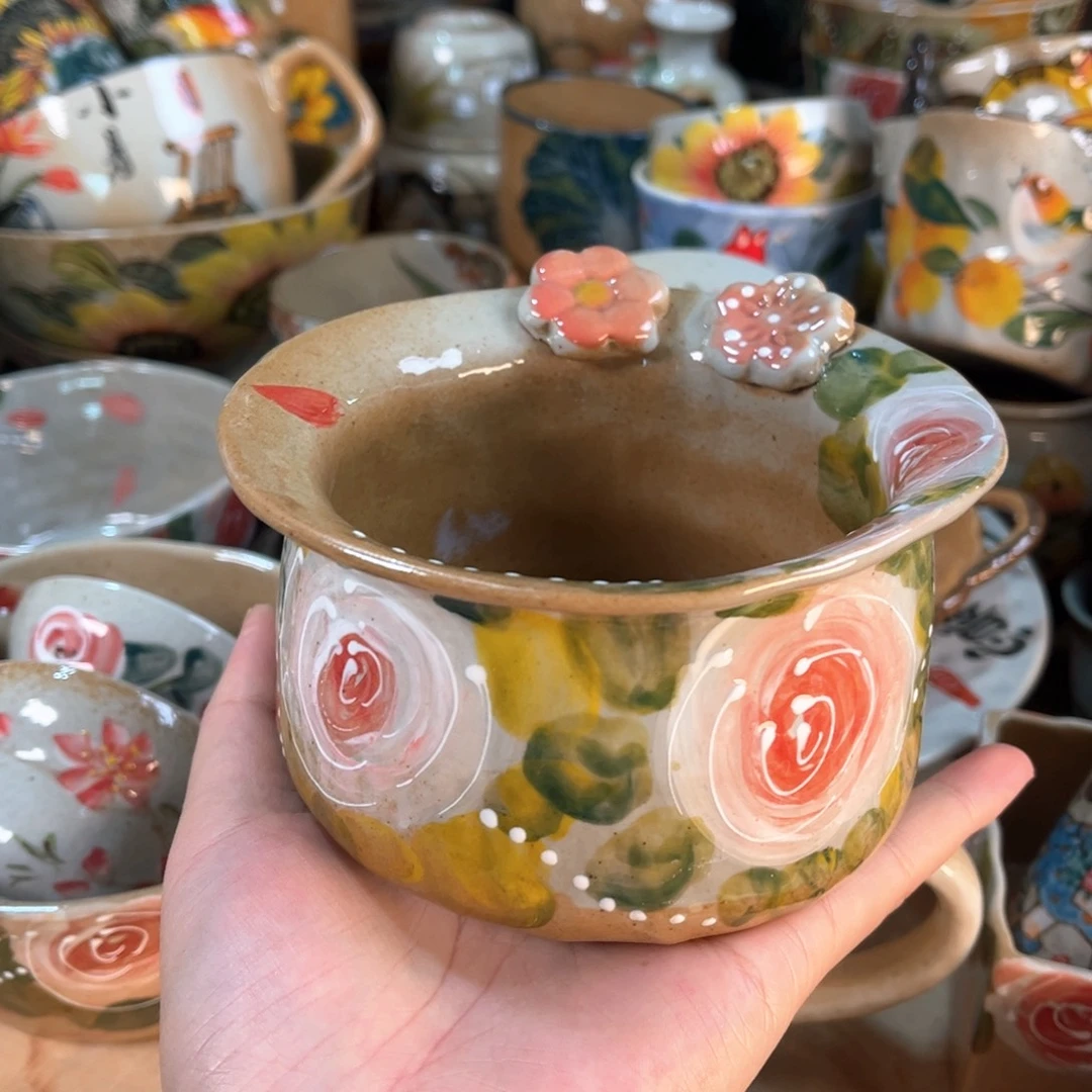 景德镇手工手绘杯