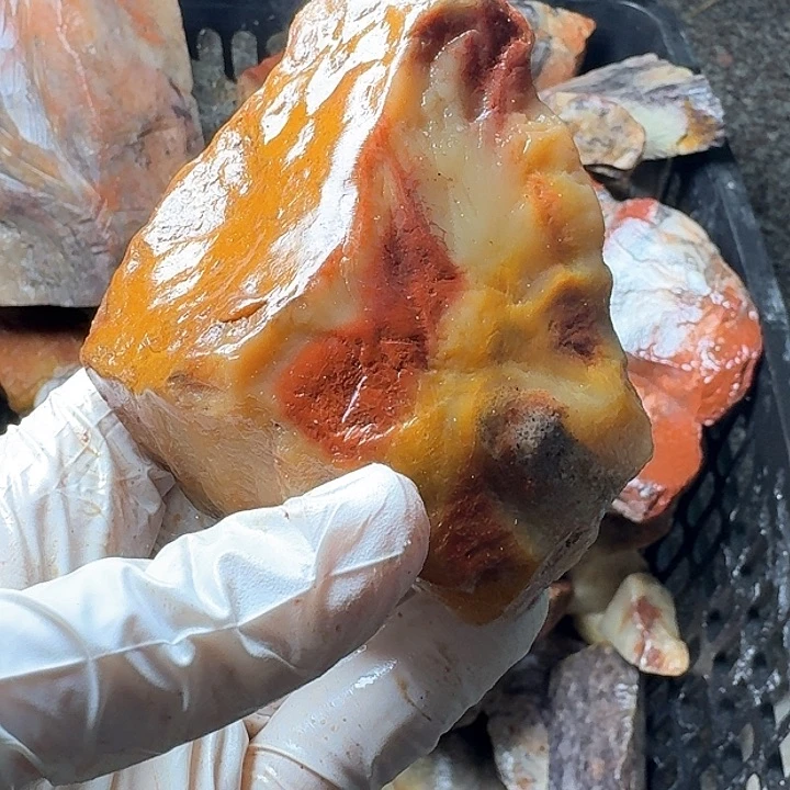 寿山石青*花寿山石的