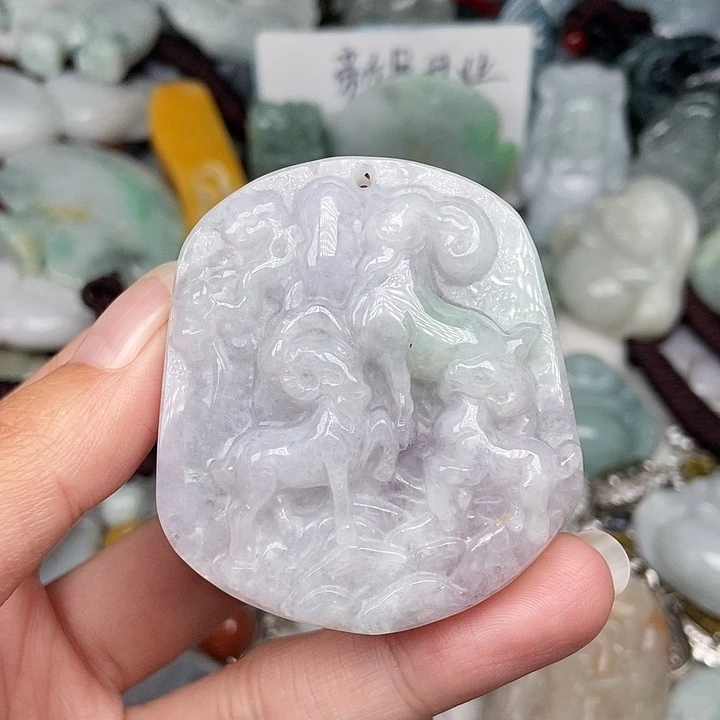 颈饰未镶嵌翡翠翡翠