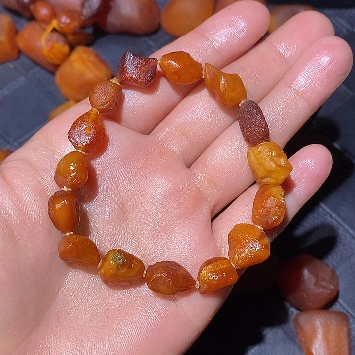 未镶嵌琥珀手链手串
