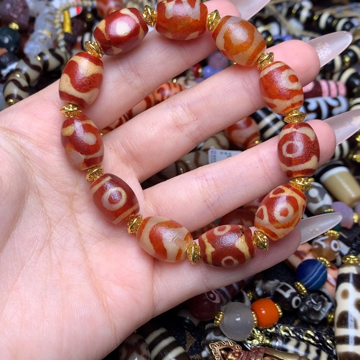 玛瑙/玉髓未镶嵌发一条