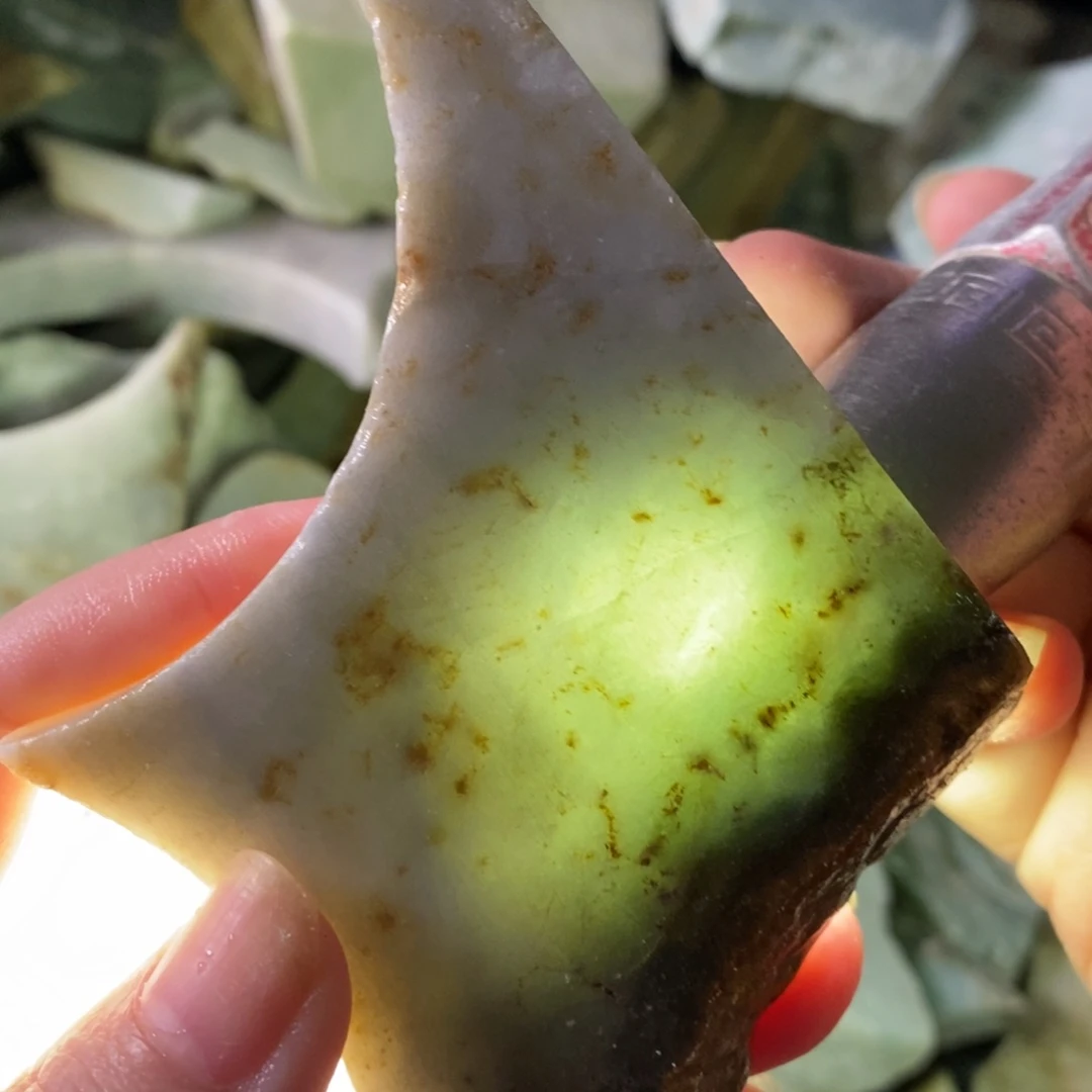 颈饰未镶嵌翡翠天然翡翠