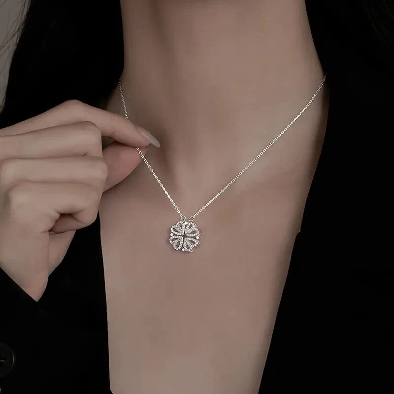 坠链均足银 999纯银幸运高级百搭锁骨链纪念日生日礼物送闺蜜女友