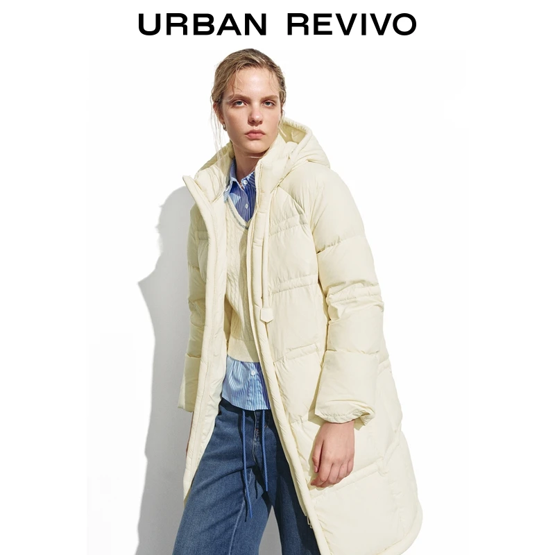 UR2025冬季新款女装休闲连帽宽松羽绒服UYL150061+