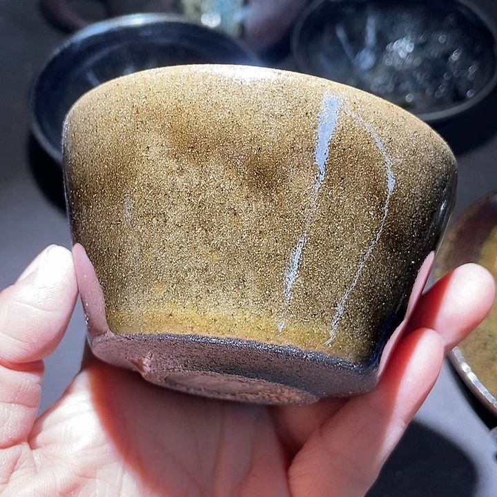 茶盏68 建窑建盏微瑕磨底