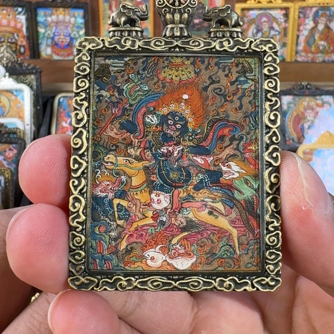 S***辰纯手绘西藏唐卡吉祥天