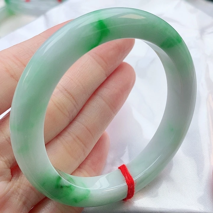 翡翠手镯未镶嵌54圈口881346