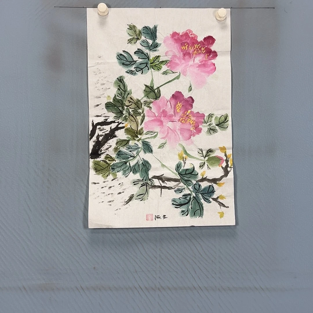 国画1456 牡丹仙子好可爱