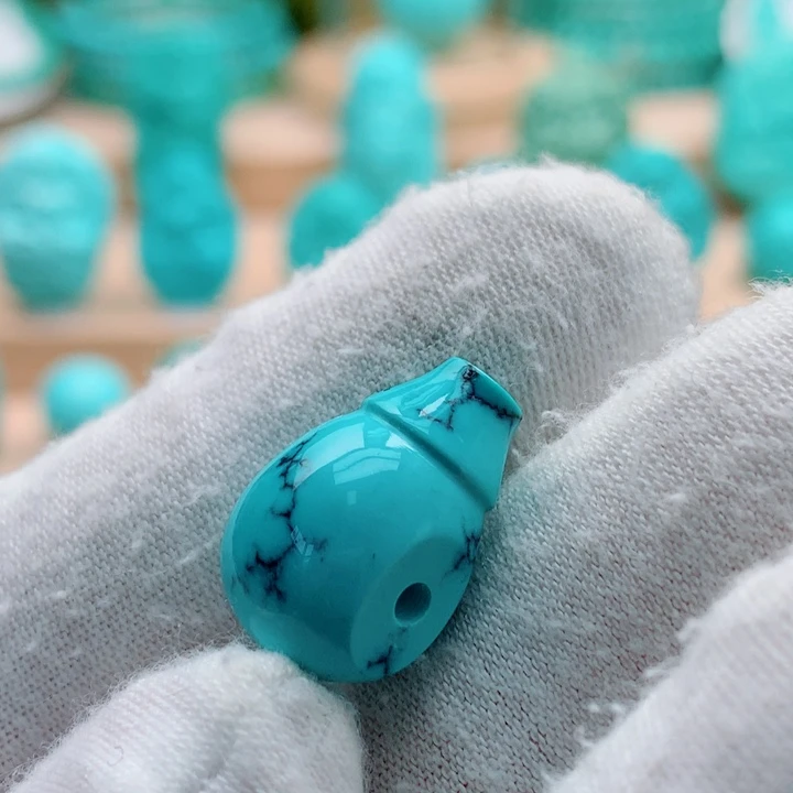 绿松石未镶嵌三通