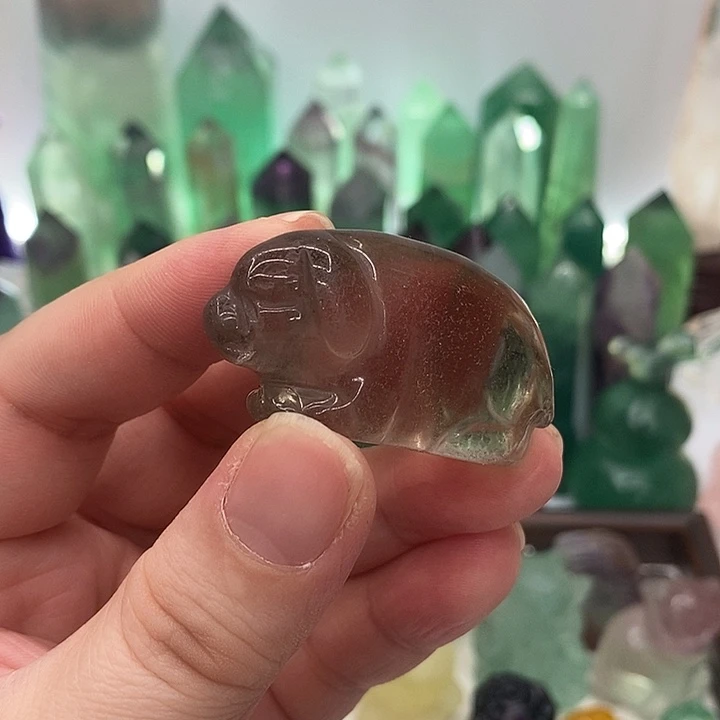 未镶嵌水晶摆件水晶有瑕