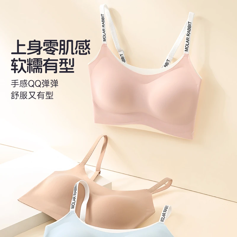 【3件】【背扣款】13-20岁少女发育期文胸女童初高中生儿童定型内衣