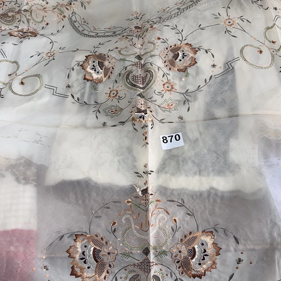 毛绒生丝1.7圆桌布870号