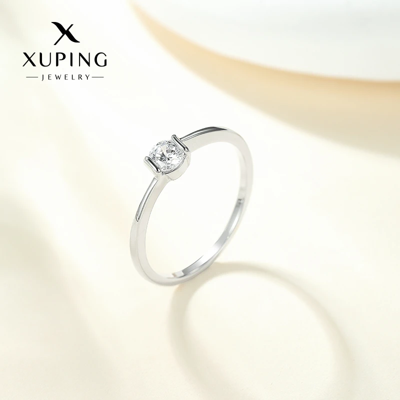 XUPING/旭平首饰 合金合成锆石戒指 【参与满赠】 GDQ X001077025