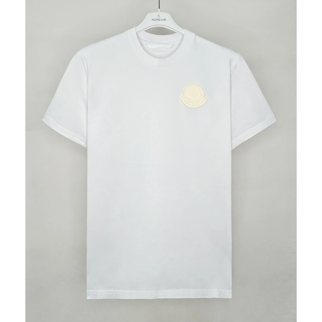 未使用 MONCLER 24春夏白标 大Logo 男士 短袖T恤8C00045