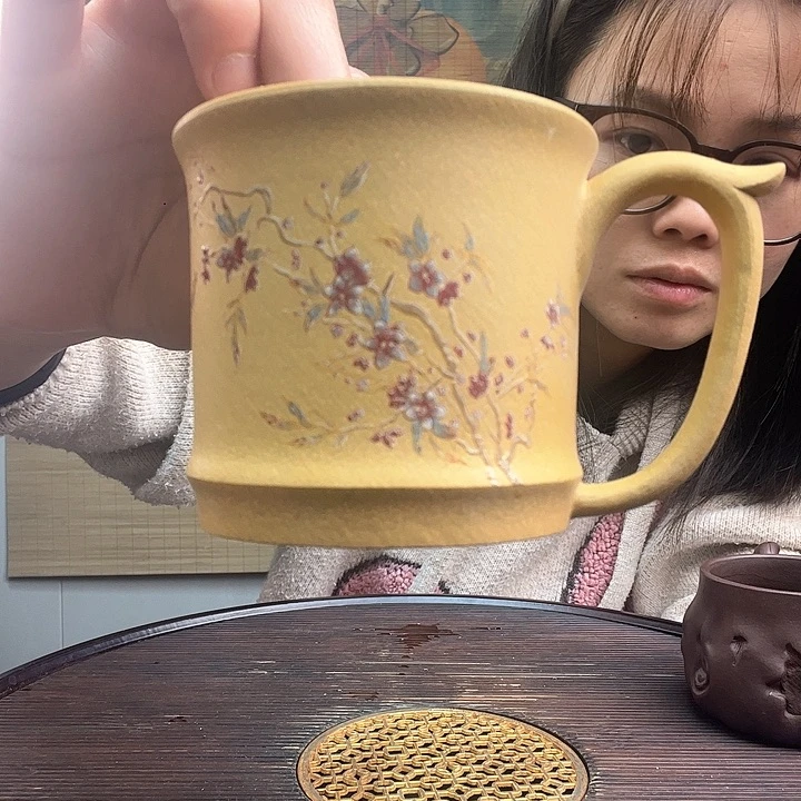 紫砂茶杯原矿紫砂杯