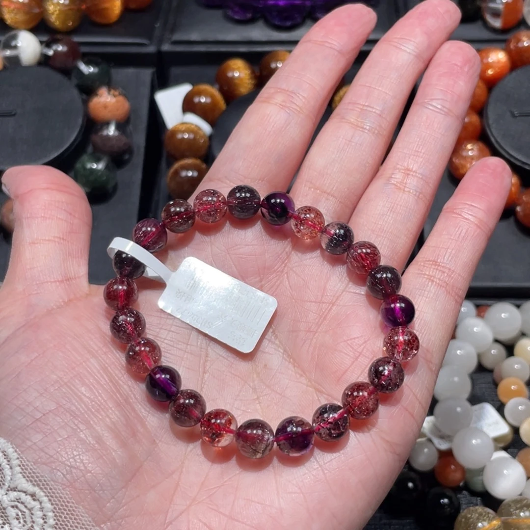 未镶嵌水晶手链超七8mm