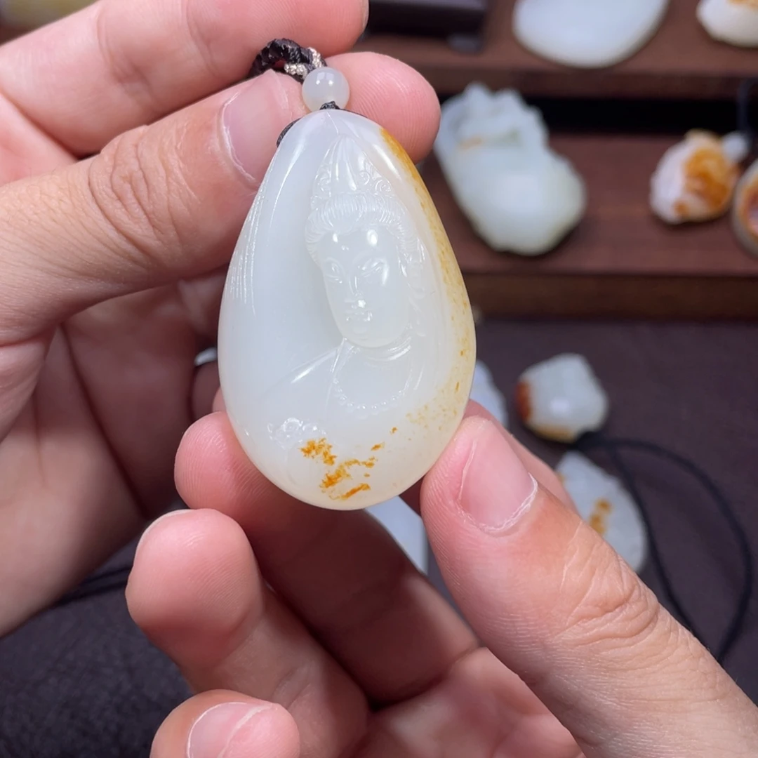 和田玉（糖玉）未镶嵌挂件
