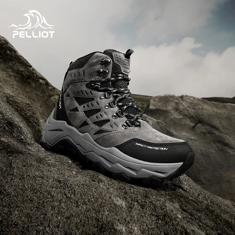 【MT-山岩】伯希和户外高帮登山鞋男防滑爬山越野专业徒步鞋靴女