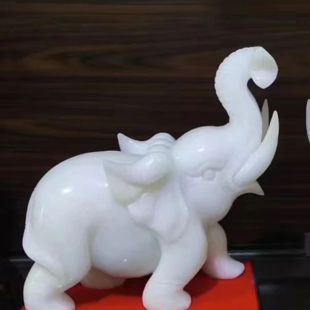 东北岫玉玉石摆件