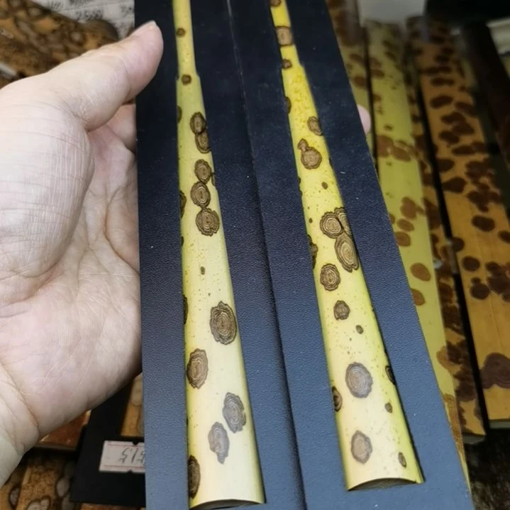 扇子梅鹿扇子料一对