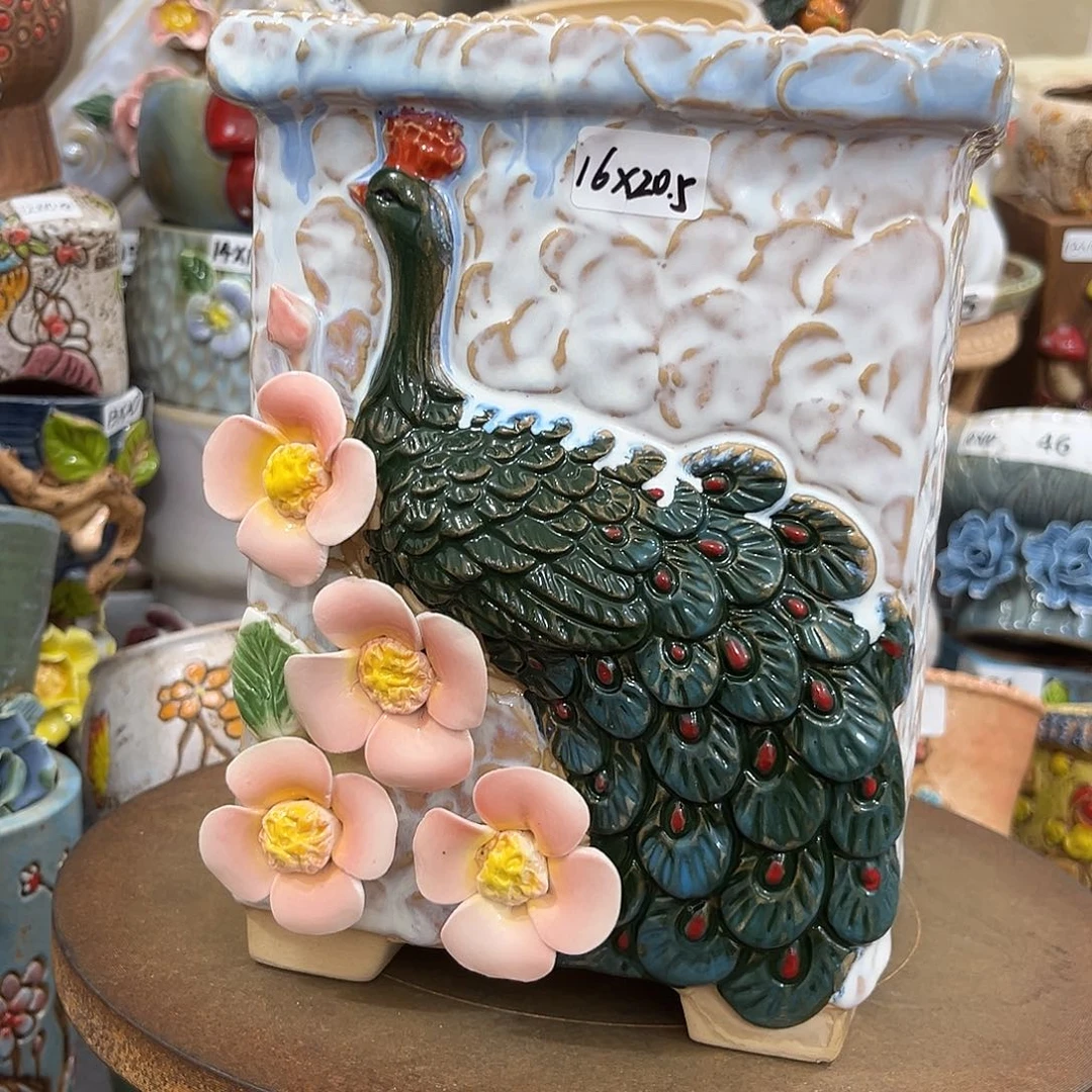 粗陶多肉花盆花盆