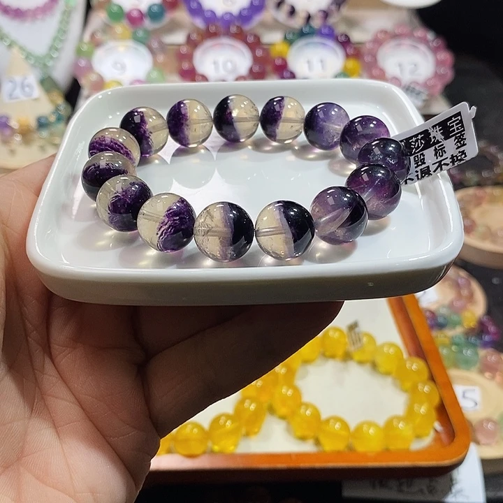 萤石手链未镶嵌L****o萤石