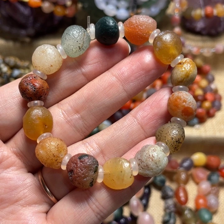 玛瑙/玉髓合金手链