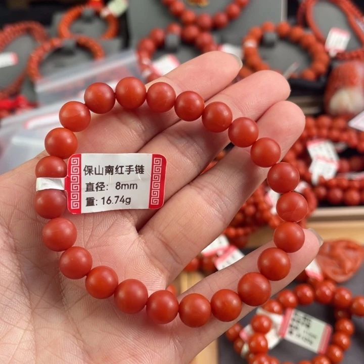繁****南红玛瑙未镶嵌手串