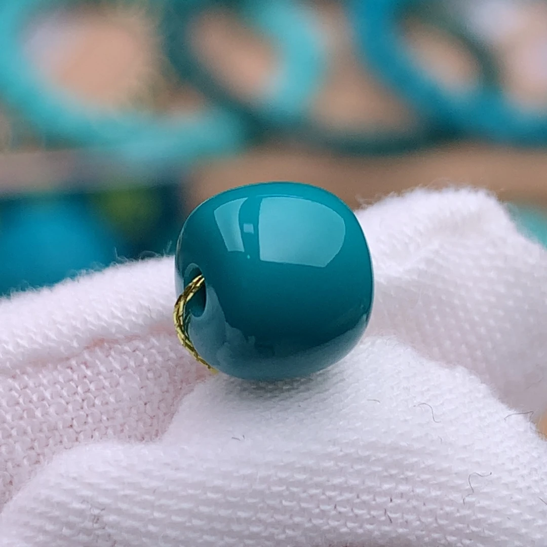 未镶嵌绿松石珠宝奇石7.6✖️6.7mm