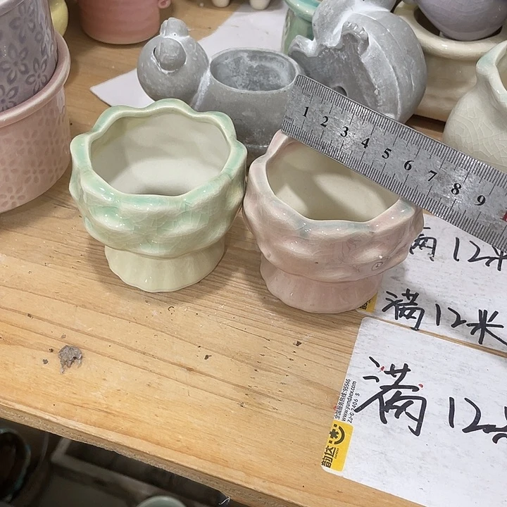 红陶陶瓷花盆凑12米包邮