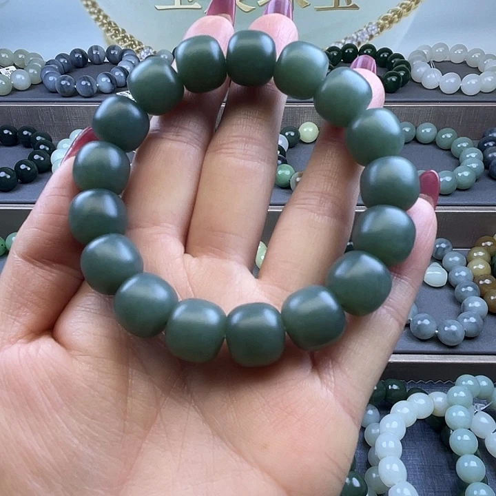 和田玉未镶嵌手链