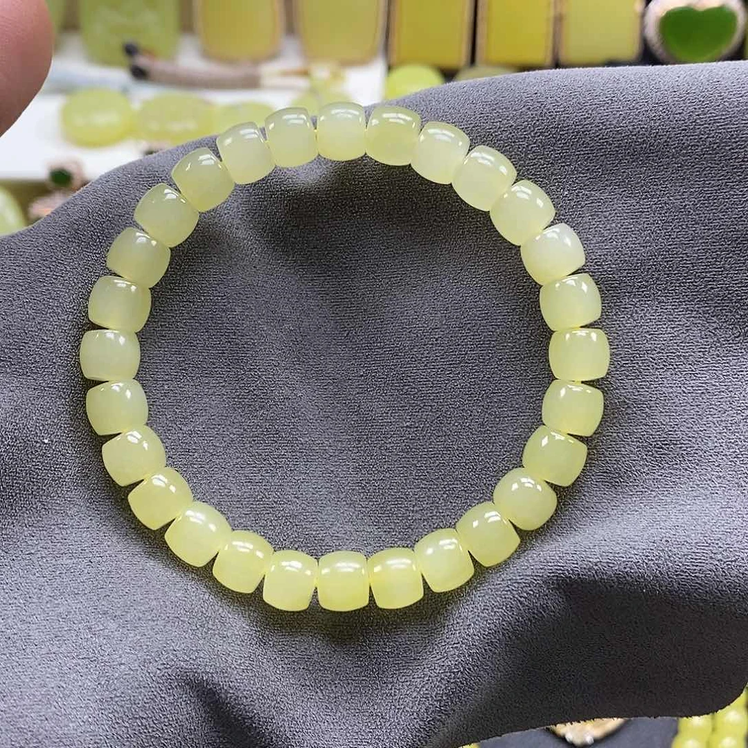 和田玉（黄玉）未镶嵌手链