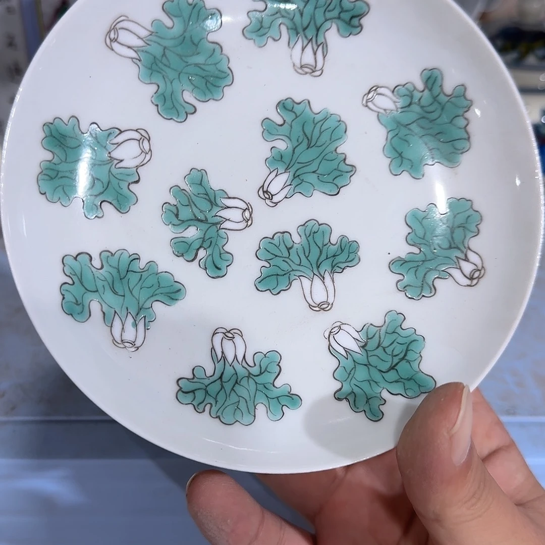 瓷片摆件手绘瓷器处理