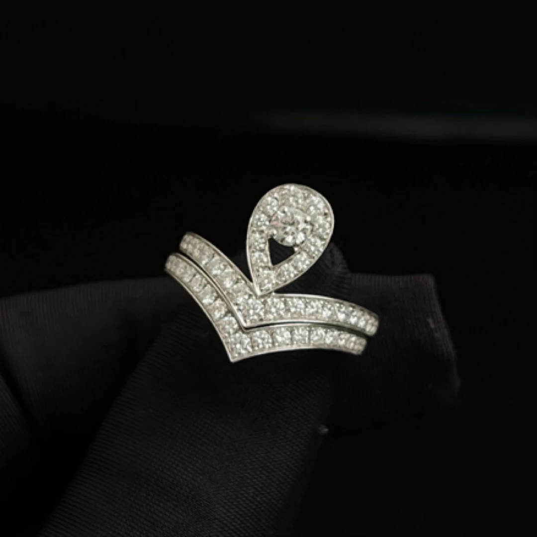 99新 Chaumet/尚美 99新 Chaumet/尚美 51码带盒 尚美/戒指/3306