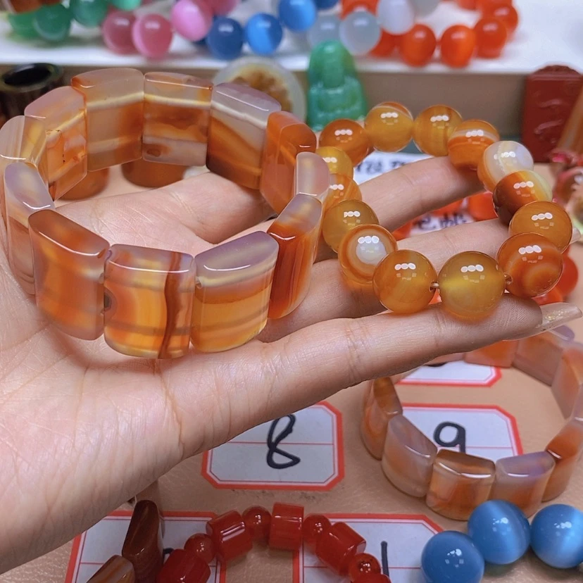 【闪购商品】玛瑙/玉髓颈饰未镶嵌陳