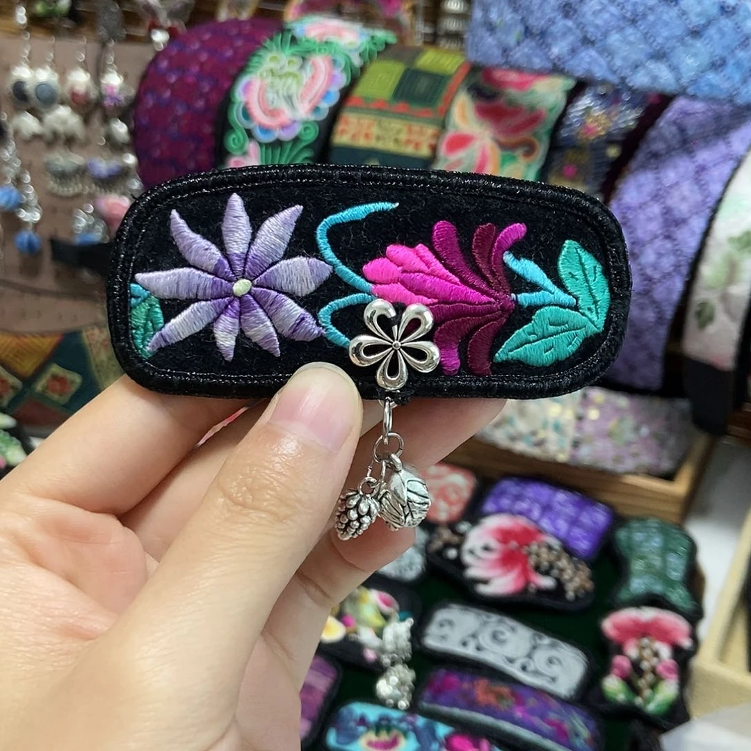 樱****织绣刺绣刺绣发夹发夹