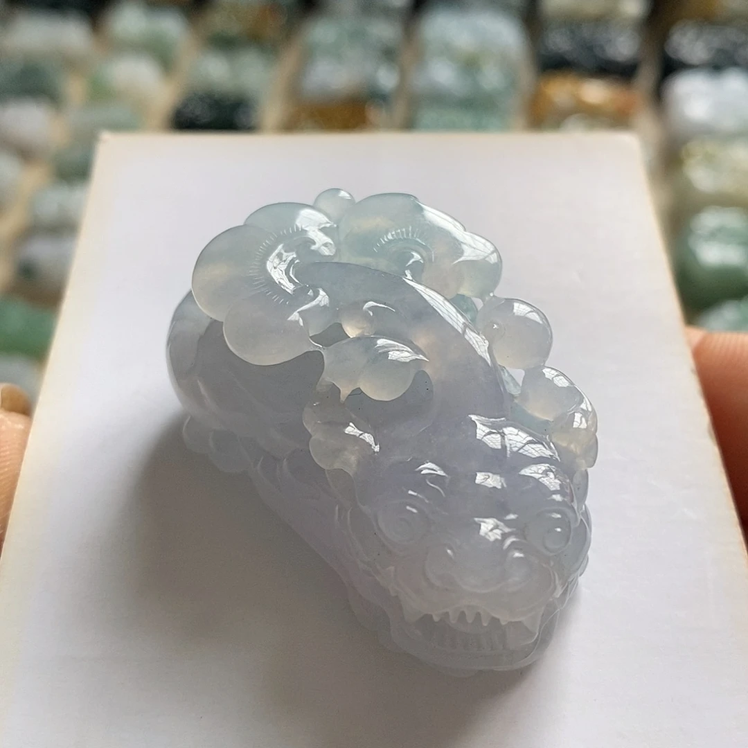 颈饰未镶嵌翡翠天然翡翠貔貅吊坠