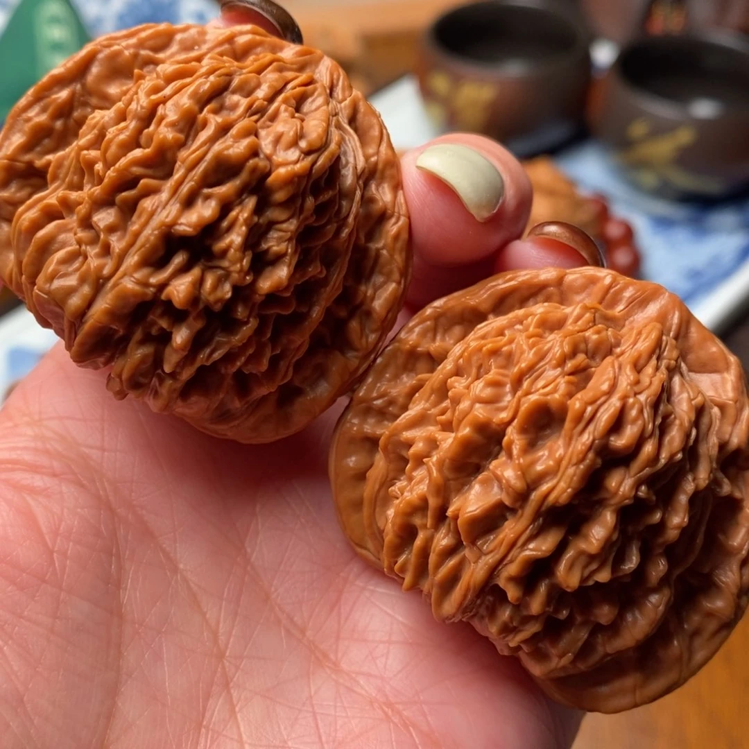 把件文玩核桃46尺寸四座楼