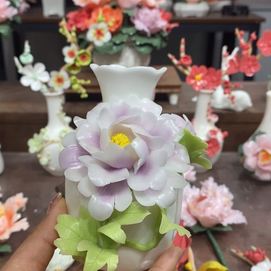 瓷片陶瓷工艺品摆件