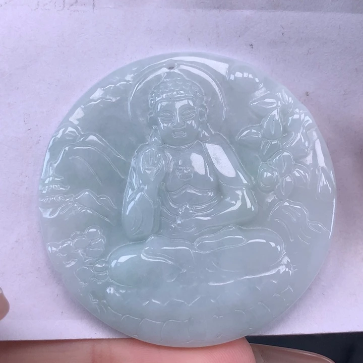 颈饰未镶嵌翡翠阿弥陀佛