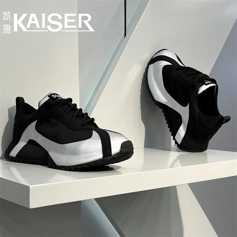 KAISER/凯撒·男鞋夏季潮流百搭透气网面休闲鞋男士防滑耐磨老爹鞋