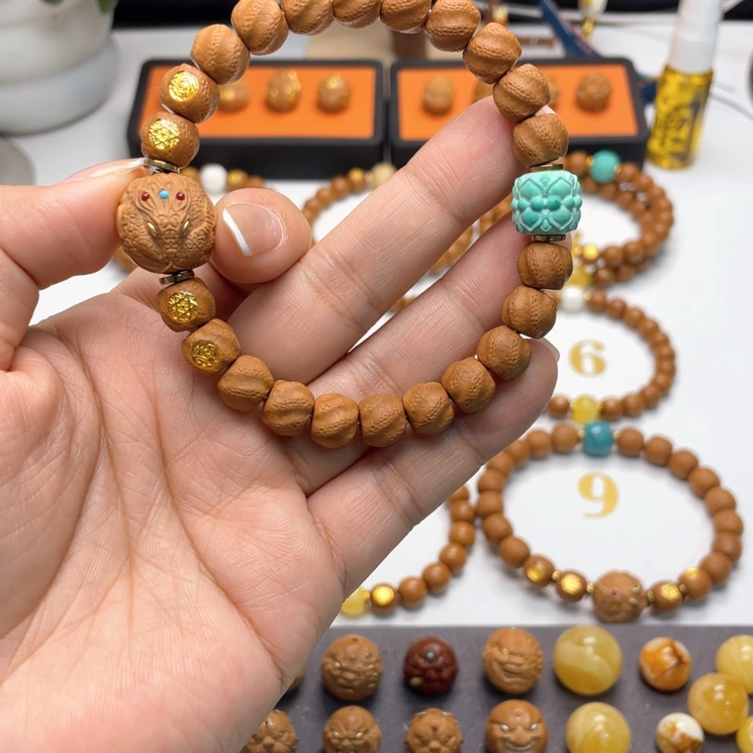 开***人猴头核桃手串灵蛇➕四标➕双配