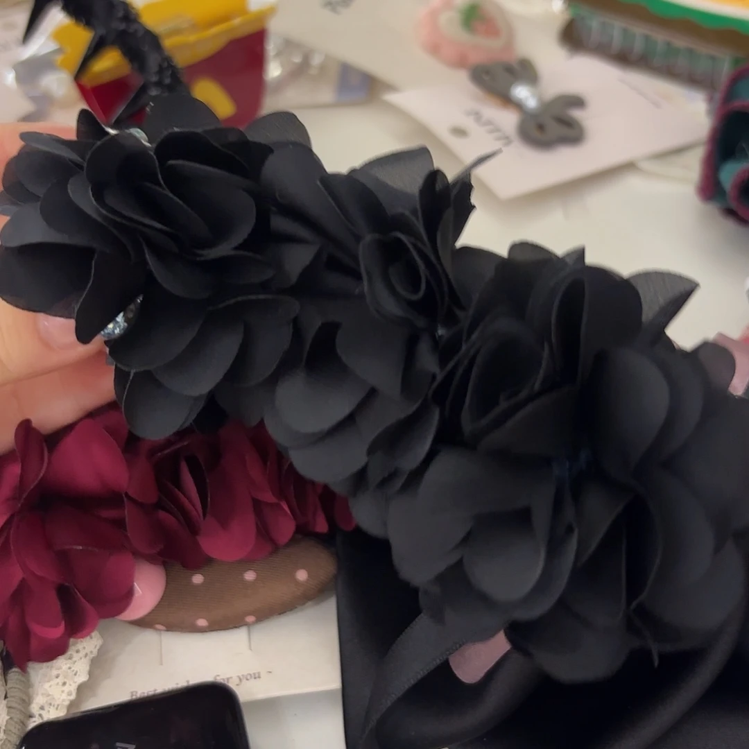 皮质铁合金发饰发夹