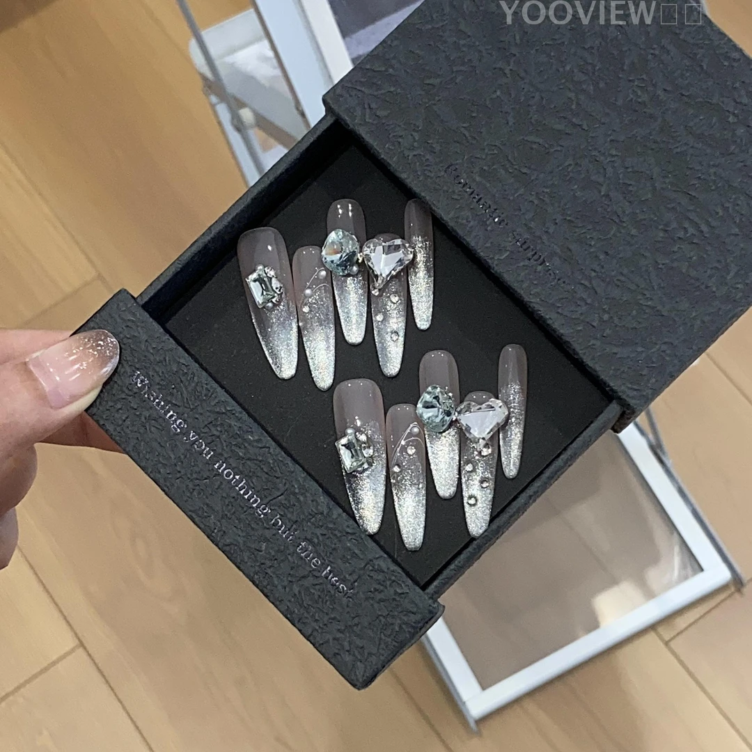 【YOO VIEW柚见】变爆闪猫眼堆堆高质量穿戴甲片推荐20新款穿戴甲