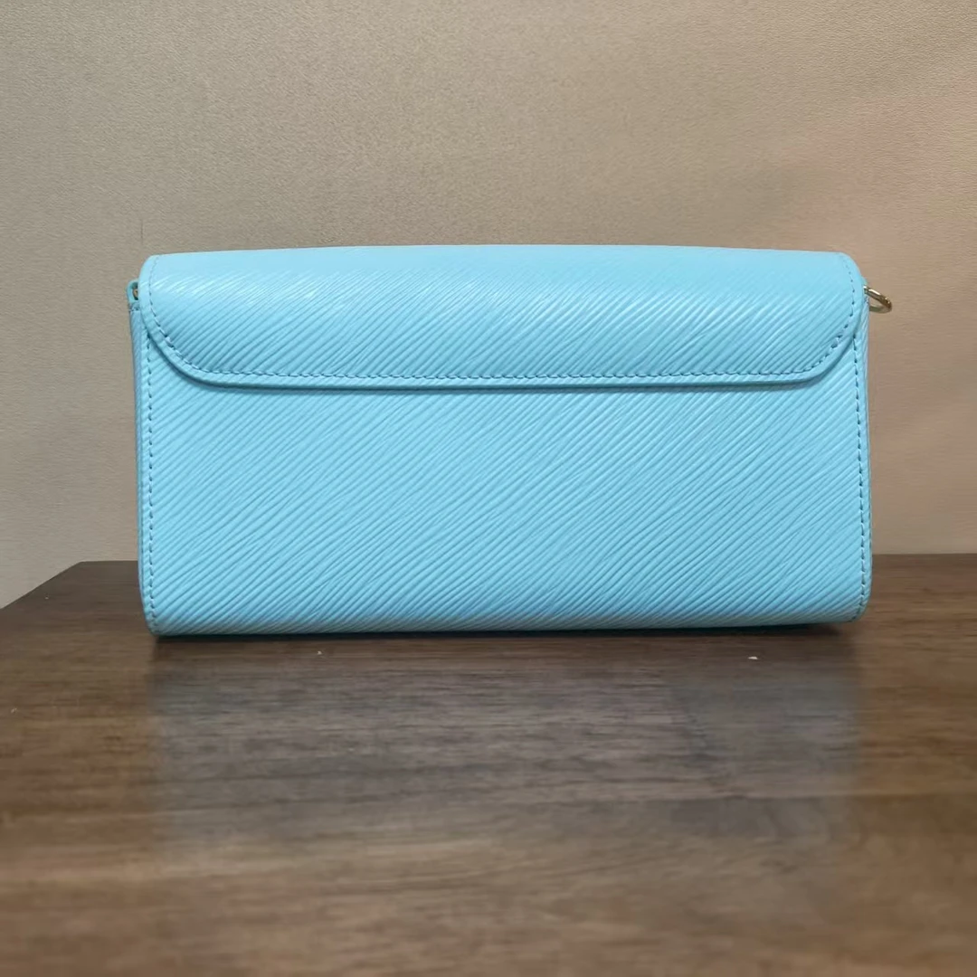 TOLEX2025新款手工时尚横扭扭百搭女包蓝色