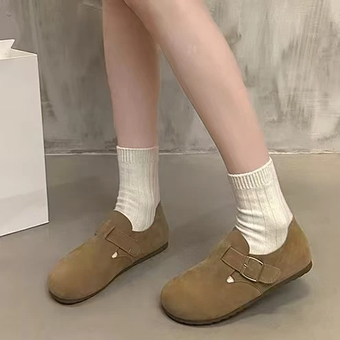 玲玲家2025春款薄底博肯鞋