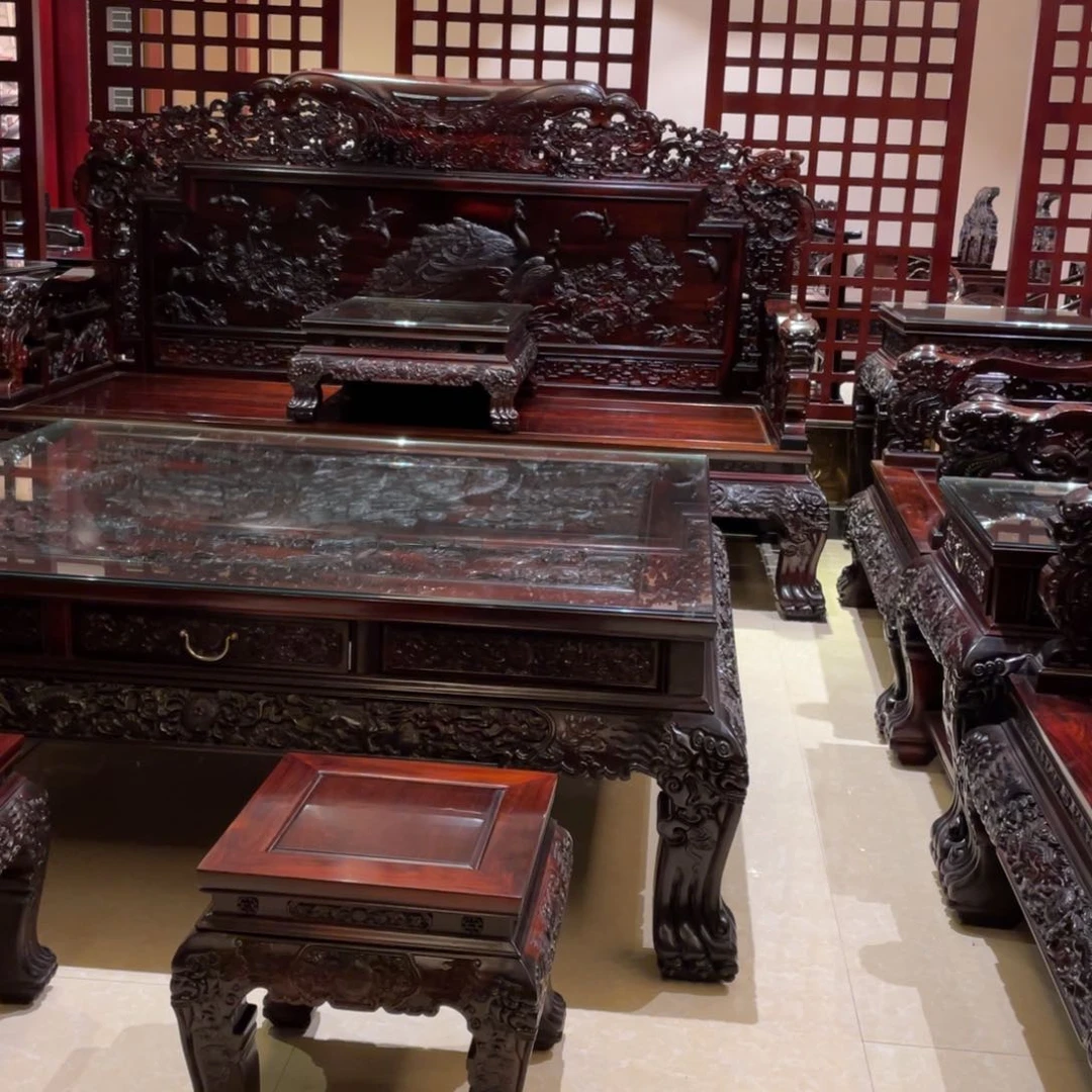 红酸枝木类成套家具